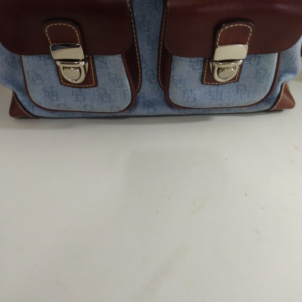 Dooney & Bourke Leather Vintage Satchel Purse - Picture 2 of 14